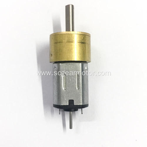 14mm diameter With encoder double shaft gear motor